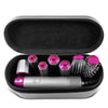 7 in 1 Hair Dryer Hot Air Brush Styler and Volumizer Hair Straightener Curler Comb Negative Ion One Step Hair Dryer Brush